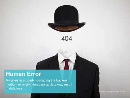 Human Error Still the Leading Cause of Data Loss