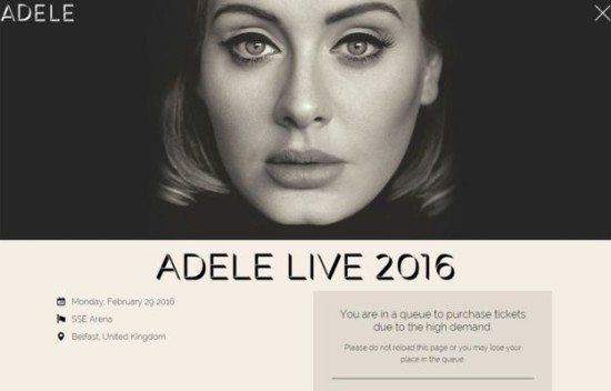 Adele Tickets Site Security Breach