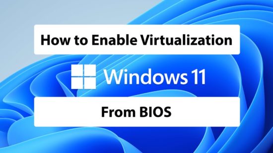 how to enable virtualization in windows 11