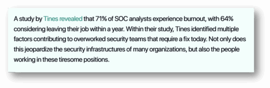SOC Analysts Burnout