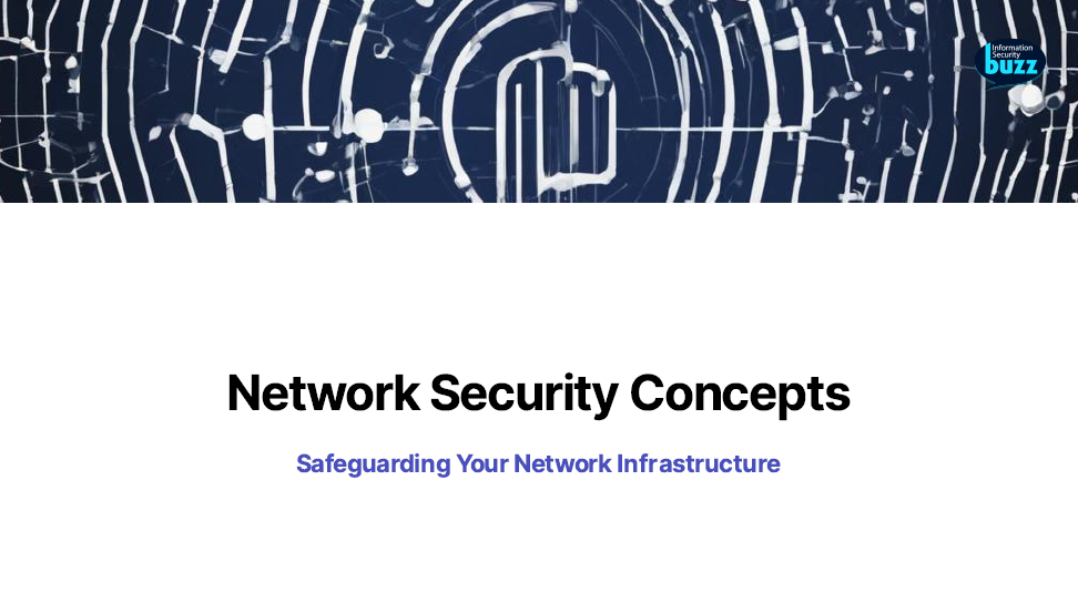 Network Security Concepts - Information Security Buzz