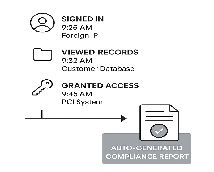 User access events