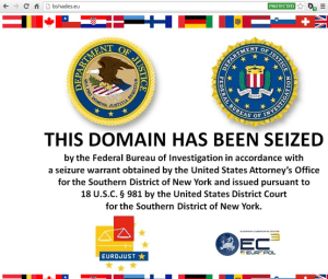 domain seized